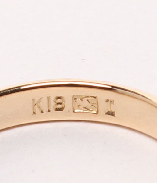 美品『USED』 K18 ビーズデザインリング リング・指輪 2.9g 8.5号