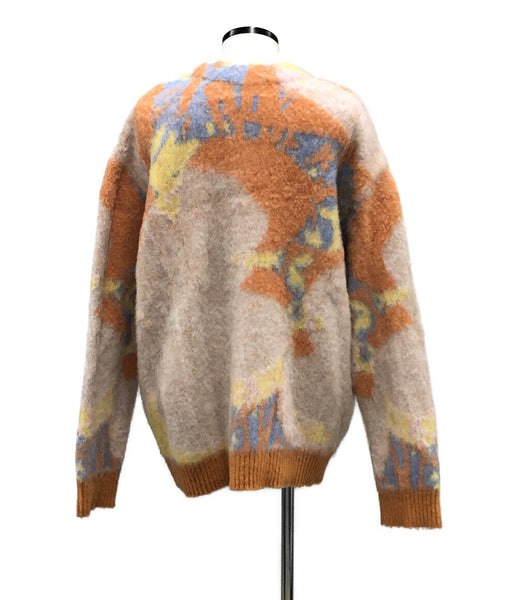 ディスカバード 美品 ニットカーディガン ART MOHAIR SHAGGY KNIT