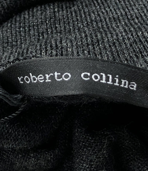 トップス【新品】  ROBERTO COLLINA / ロベルトコリーナ | イタリア製 タートルネック ニット セーター ANTRACITE | 46 | ダークグレー | メンズ