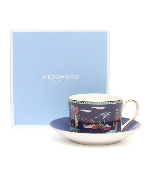 ウェッジウッド 美品 カップ＆ソーサー ブルーパゴダ BLUE PAGODA