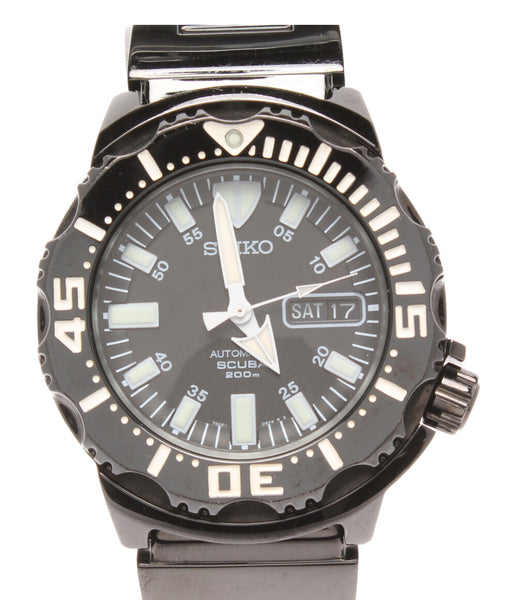 セイコー 腕時計 ダイバーズ 自動巻き ブラック 7S26-03G0 メンズ
