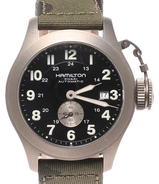 ハミルトン 腕時計 自動巻き ブラック H774450 メンズ HAMILTON