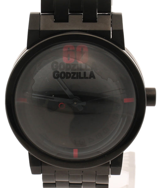 ジーエスエックス 腕時計 ゴジラ生誕60周年記念 自動巻き ブラック 