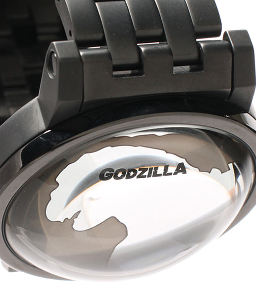ジーエスエックス 腕時計 ゴジラ生誕60周年記念 自動巻き ブラック 