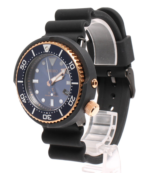 セイコー 美品 腕時計 3000本限定 AIR DIVERS 200m プロスペックス ソーラー ブルー V147-0BA0 メンズ SEIKO–rehello  by BOOKOFF