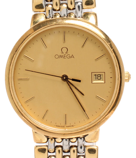 美品！OMEGA De Ville スクエア ゴールド クォーツ 腕時計 579ビンテージ時計shop