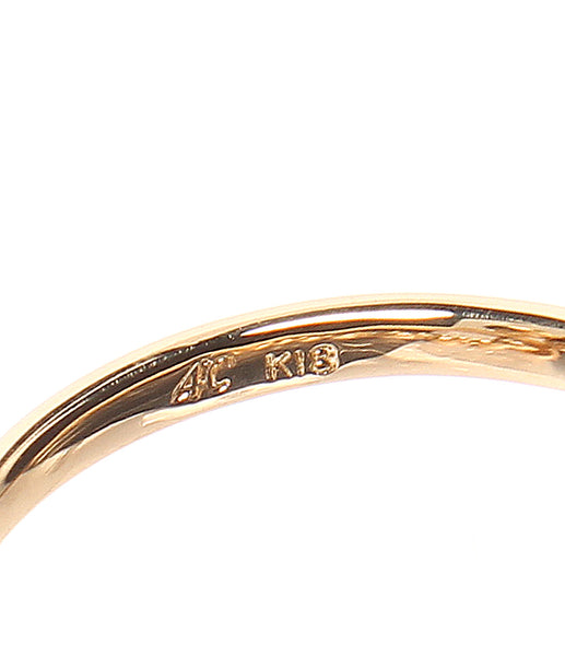 ヨンドシー 美品 リング 指輪 K18 ムーンストーン レディース SIZE 10