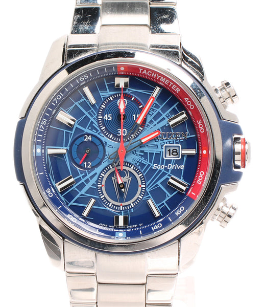 シチズン 腕時計 MARVEL SPIDER-MAN ソーラー ブルー B612-S118735