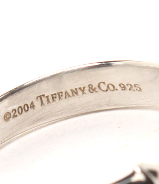 ティファニー 美品 リング 指輪 SV925 ピンクトルマリン レディース 
