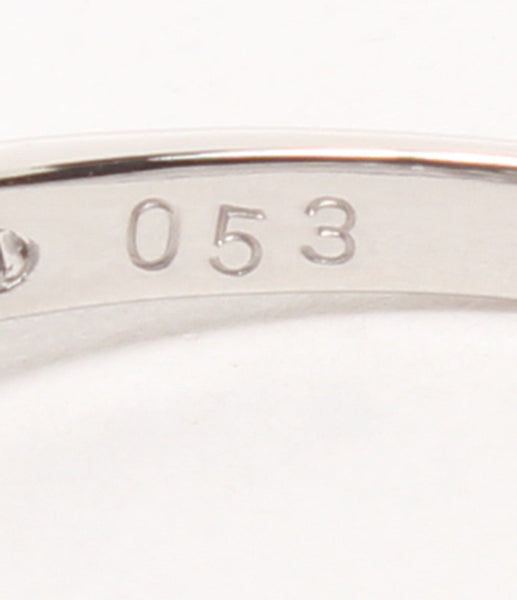 美品   リング 指輪 Pt900 ダイヤ 0.58ct    レディース 8号