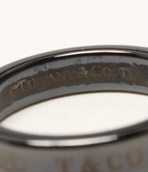 ティファニー ナローリング 指輪 チタン 1837 ミッドナイト ブラック