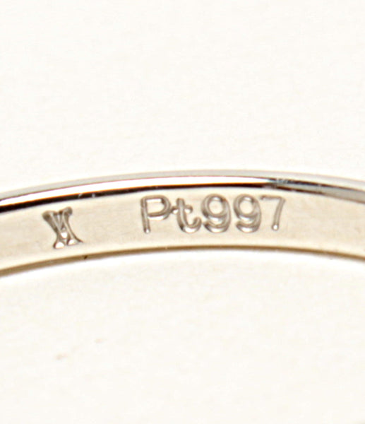 29g備考ヴァンドームアオヤマ 美品 リング 指輪 Pt997 ダイヤ レディース SIZE ...