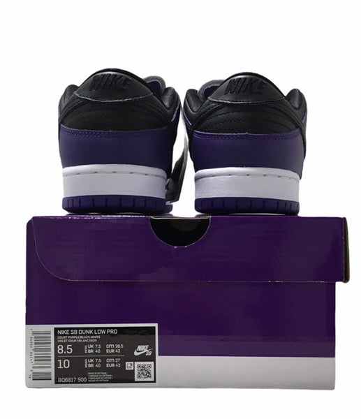 ナイキ 美品 ダンク SB DUNK LOW PRO COURT PURPLE スニーカー ...