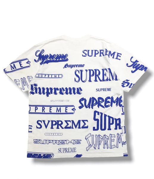 supreme 20aw multi logo tee 黒Mトップス