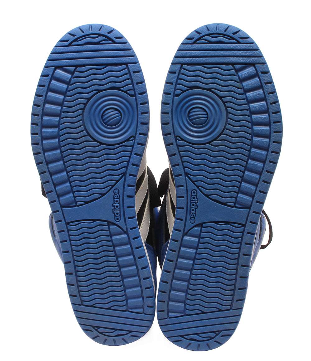 美品 adidas ハイカットスニーカー VLNEO HOOPS MID Q38952 メンズ SIZE 25.5 アディダス