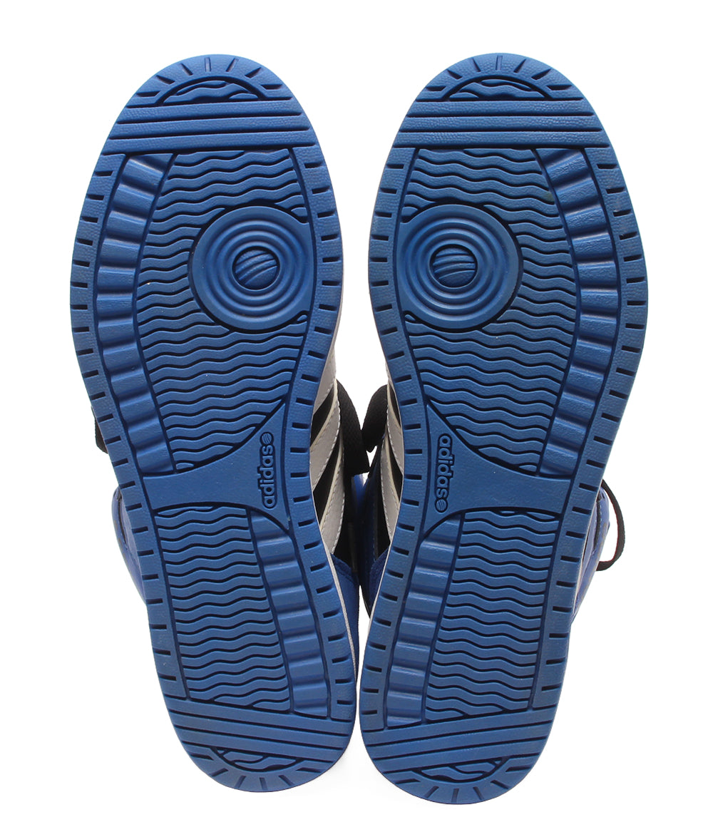 美品 adidas ハイカットスニーカー VLNEO HOOPS MID Q38952 メンズ SIZE 25.5 アディダス