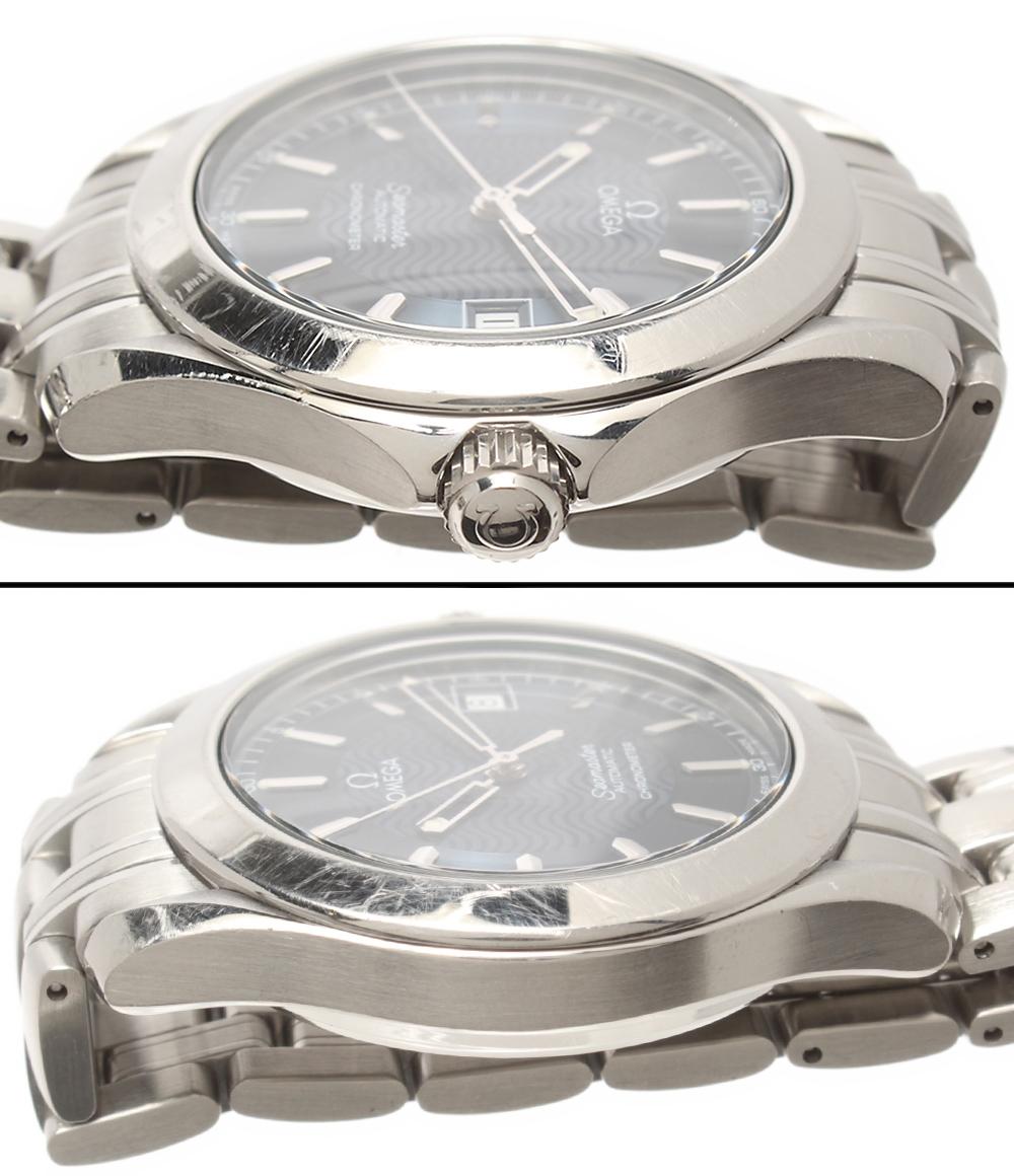 OMEGA 腕時計 シーマスター 120M クロノメーター 自動巻き ネイビー 168.1601 メンズ オメガ