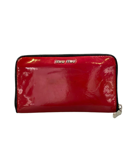 MIUMIU ラウンドファスナー長財布 レディース ミュウミュウ