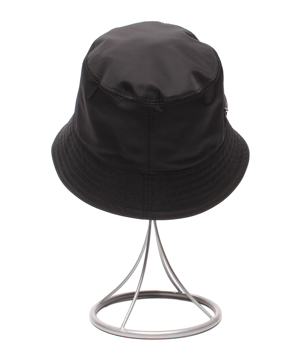 美品 PRADA バケットハット 三角プレート RE-NYRON 1HC137 レディース メンズ SIZE M プラダ