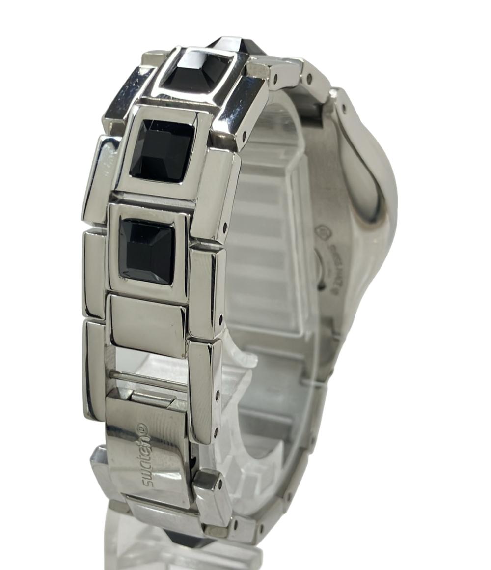 スウォッチ 腕時計 IRONY クオーツ ブラック メンズ Swatch