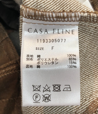 フロントホックデニムロングワンピース      レディース SIZE F (M) CASA FLINE