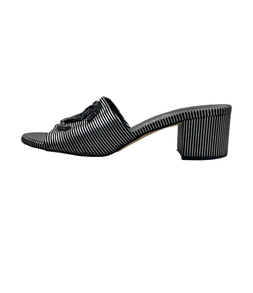 訳あり シャネル ミュールサンダル ココマーク レディース SIZE 37 C