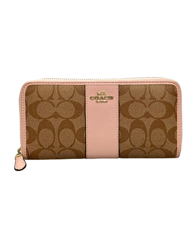 COACH ラウンドファスナー長財布 シグネチャー F54630 レディース コーチ