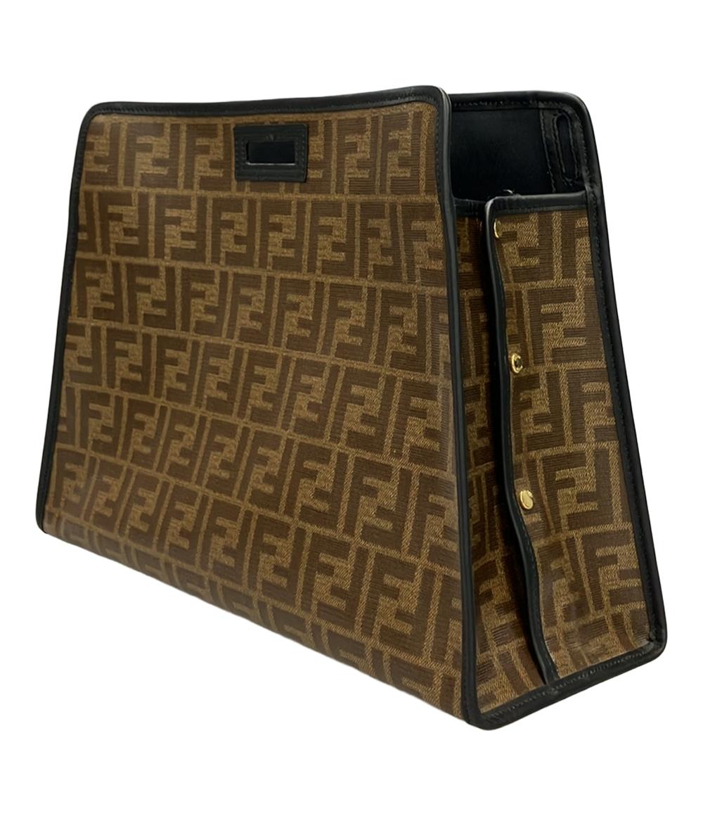 美品 FENDI ハンドバッグ ズッカ レディース フェンディ