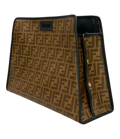 美品 FENDI ハンドバッグ ズッカ レディース フェンディ