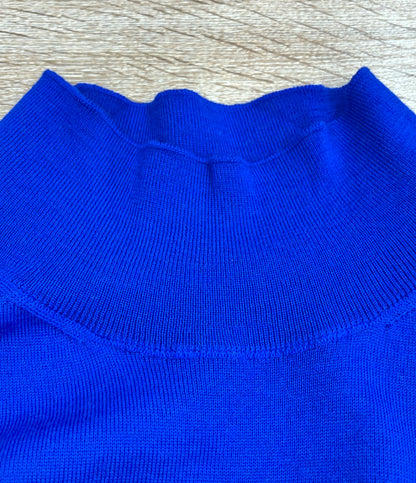 Salvatore Ferragamo 半袖ニット カラーブロック blue×black レディース SIZE S サルヴァトーレフェラガモ