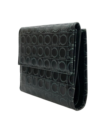 美品 サルバトーレフェラガモ 二つ折り財布 ガンチーニ レディース Salvatore Ferragamo