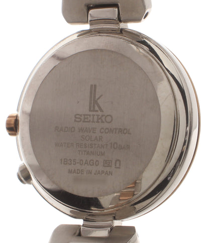 SEIKO 腕時計 電波ソーラー ルキア lK ソーラー 1B35-0AG0 レディース セイコー