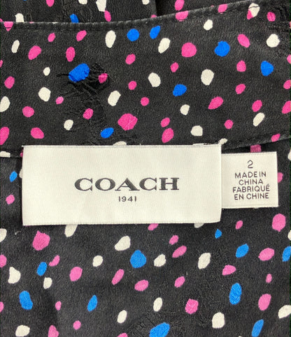 COACH 長袖 ブラウス シルク 1151 レディース SIZE 2 コーチ