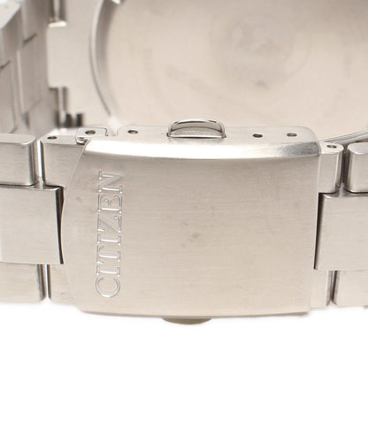 美品 CITIZEN 腕時計 エコドライブ ソーラー ブラック E820-S122635 メンズ シチズン