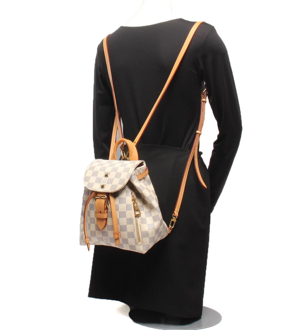 美品 ルイ・ヴィトン リュックサック スペロンBB ダミエアズール N44026 レディース LOUIS VUITTON