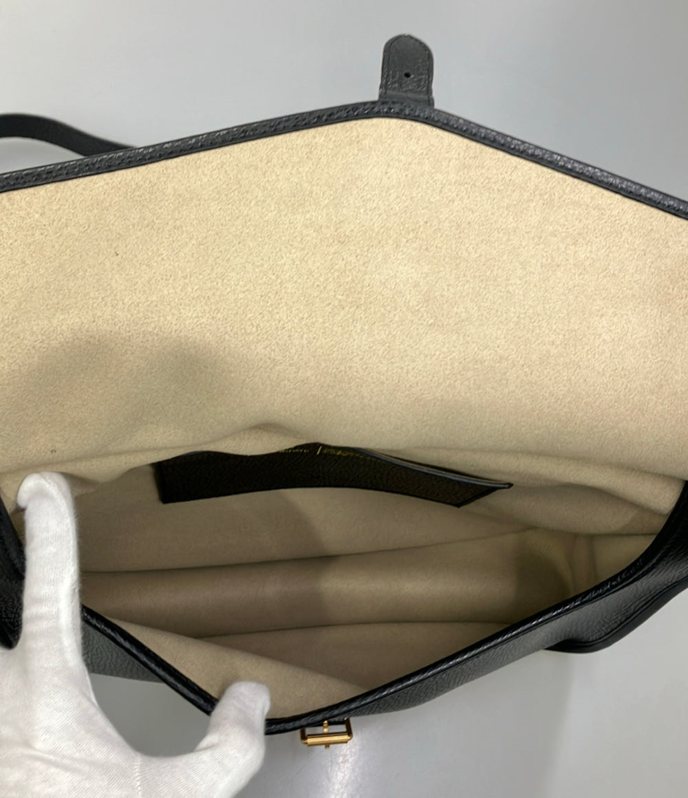 美品 ZANCHETTI ショルダーバッグ 斜め掛け レザー レディース ザンゲッティ