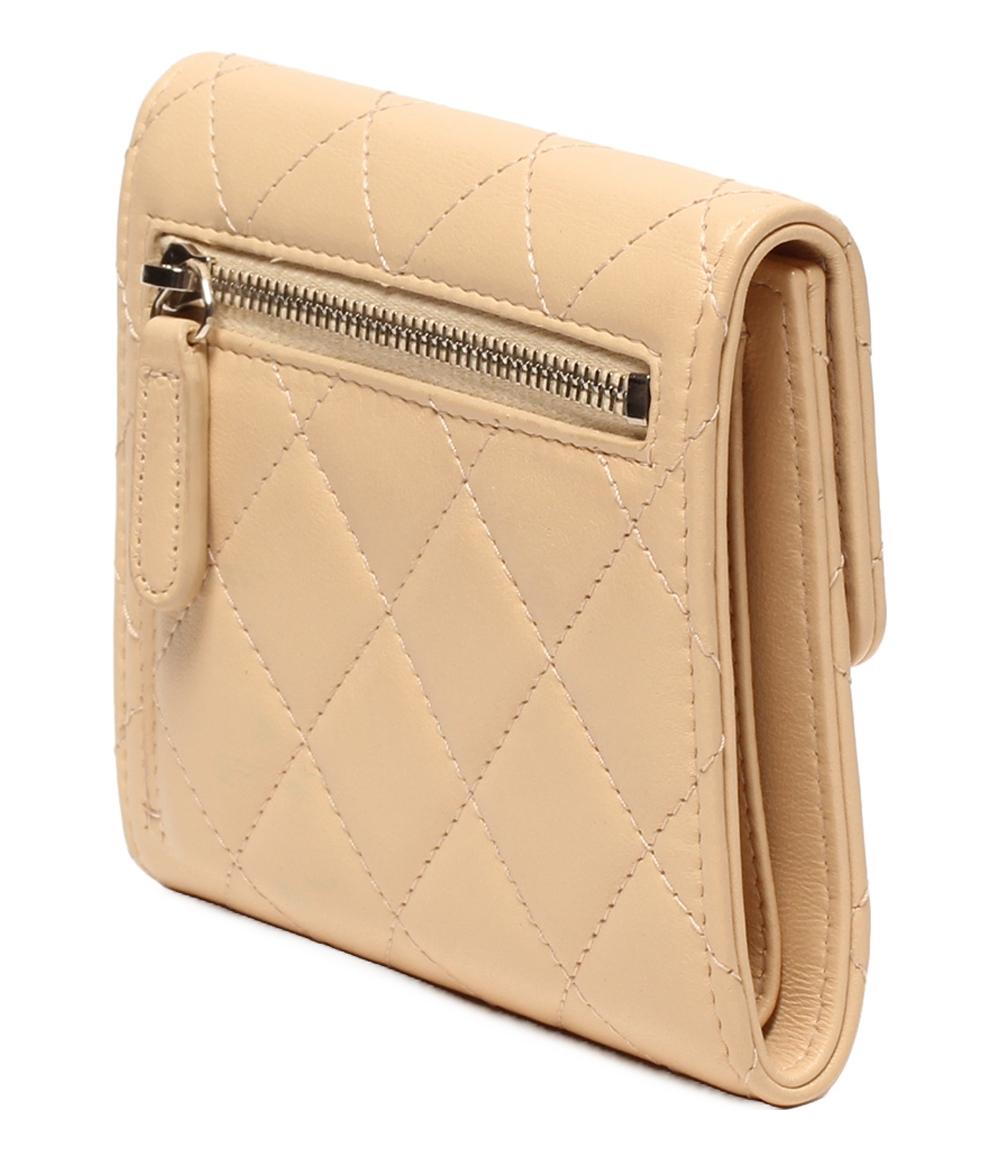 シャネル CHANEL スモールフラップ ウォレット クラシック 三つ折り財布 CHANEL シャネル クラシックスモールフラップウォレット ピンク