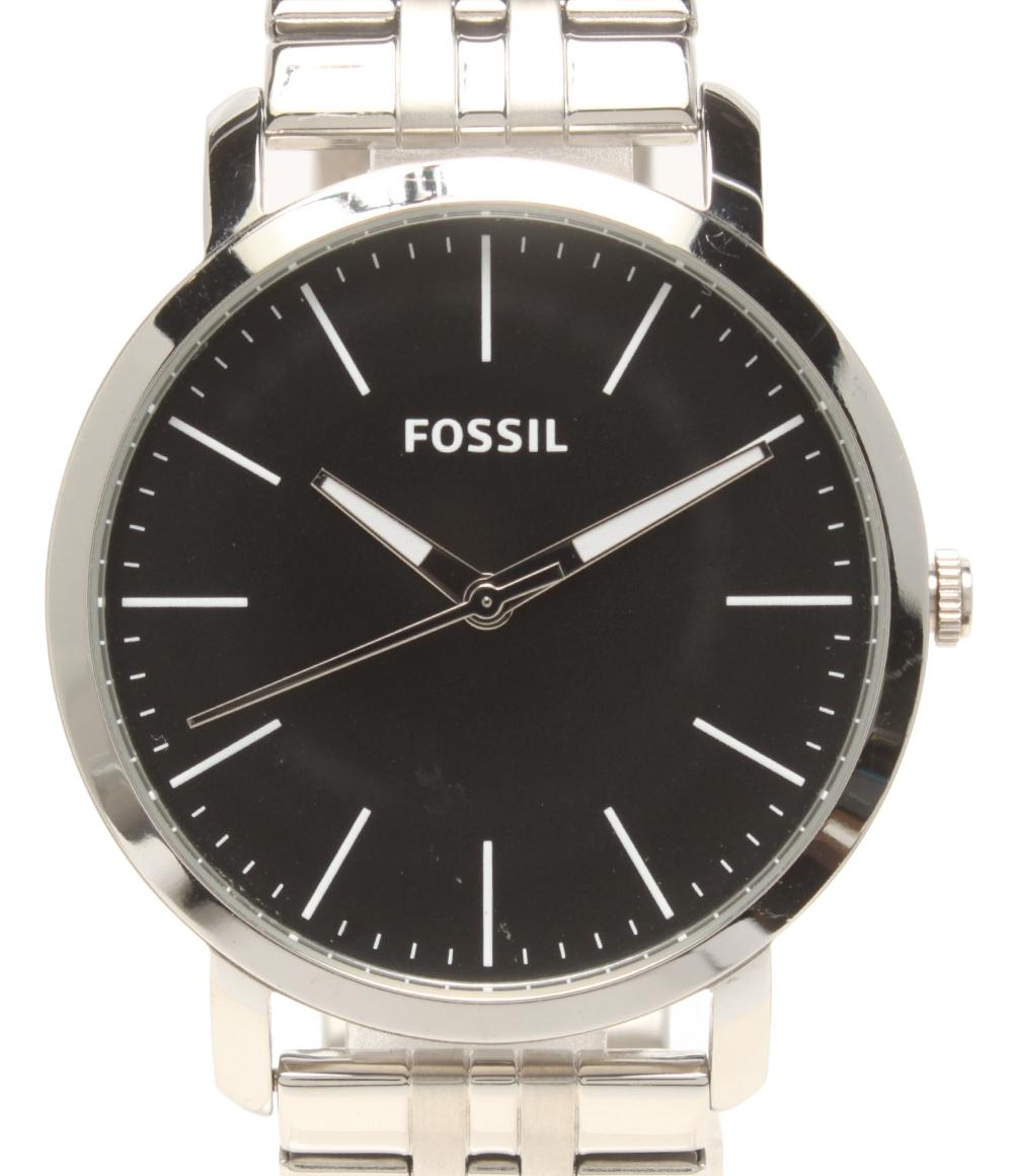 FOSSIL 腕時計 クオーツ ブラック BQ23121 メンズ フォッシル