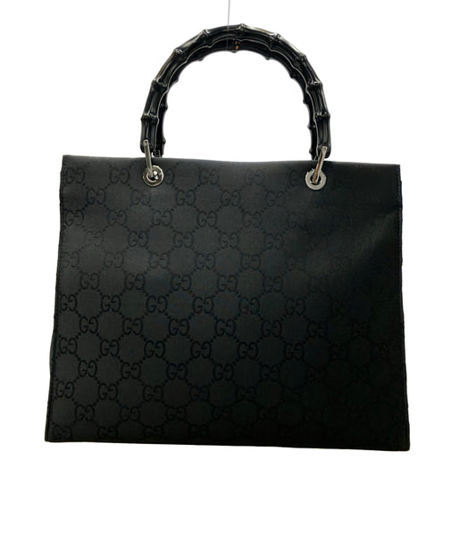 美品 GUCCI トートバッグ GG柄 バンブー 002 1010 001956 レディース グッチ