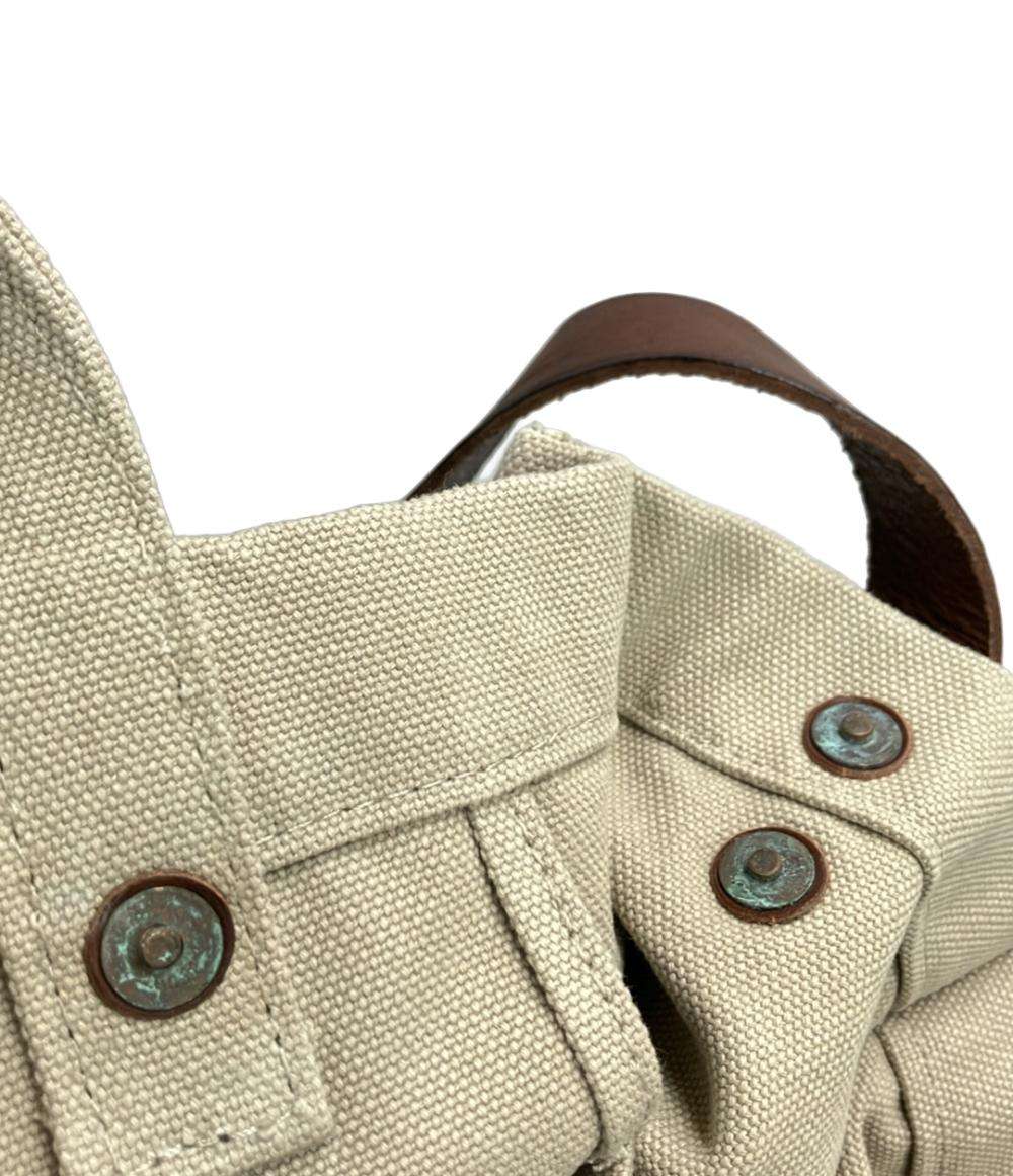 RRL トートバッグ ショルダーバッグ 2WAY 斜め掛け 絹 牛革 ロゴキャンバスカーペンター メンズ ダブルアールエル
