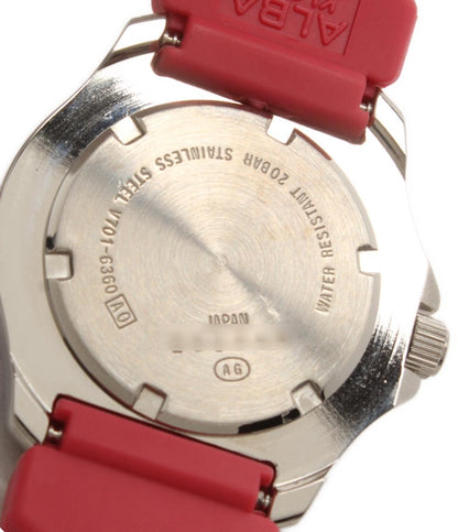 美品 ALBA 腕時計 クオーツ V701-6360 レディース アルバ