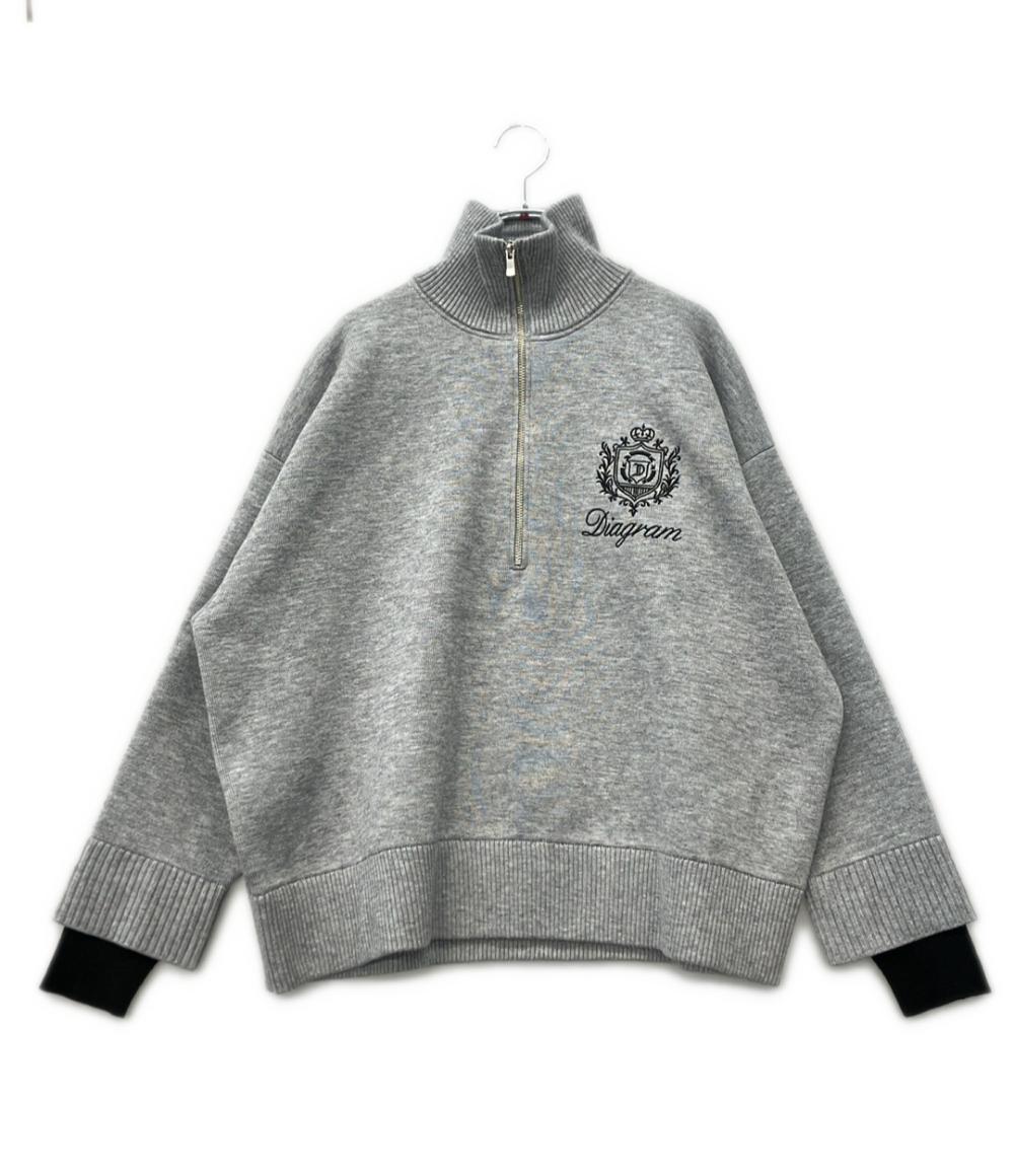 シー スウェット 長袖 ハーフジップ SEA SPORTS BICOLOR HALF-ZIP PULLOVER 110706218 レディース SIZE FREE (M) SEA SEA SPORTS BICOLOR HALF-ZIP PULLOVER