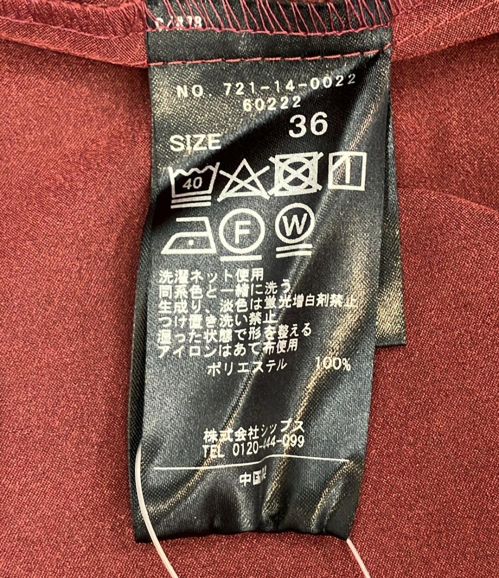 美品 シップス エニィ 長袖シャツ フェイクスエード レディース SIZE 36 (XS) SHIPS any