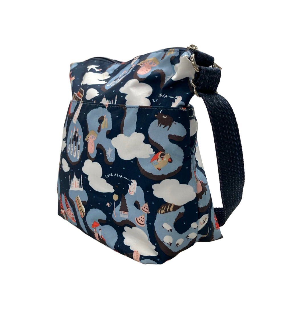 美品 LeSportsac ショルダーバッグ 斜め掛け レディース レスポートサック