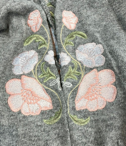 グレースコンチネンタル フラワー刺繍ニットワンピース レディース SIZE 36 (XS) GRACE CONTINENTAL