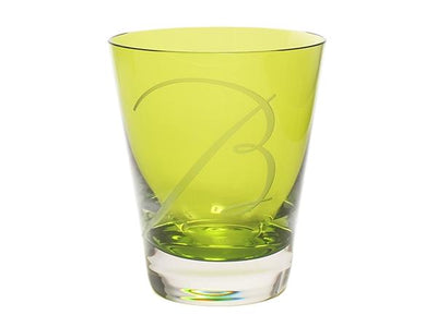 Baccarat グラス タンブラー モザイク Bマーク ライトグリーン バカラ