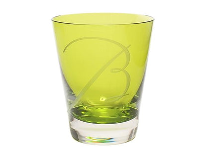 Baccarat グラス タンブラー モザイク Bマーク ライトグリーン バカラ