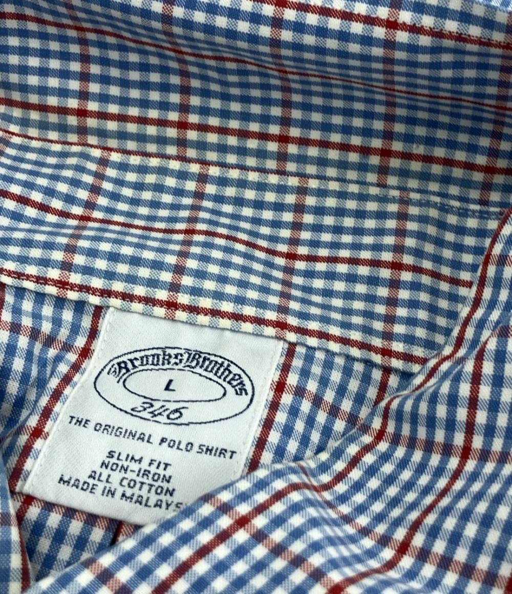 訳あり ブルックスブラザーズ 長袖シャツ チェック メンズ SIZE L (L) Brooks Brothers