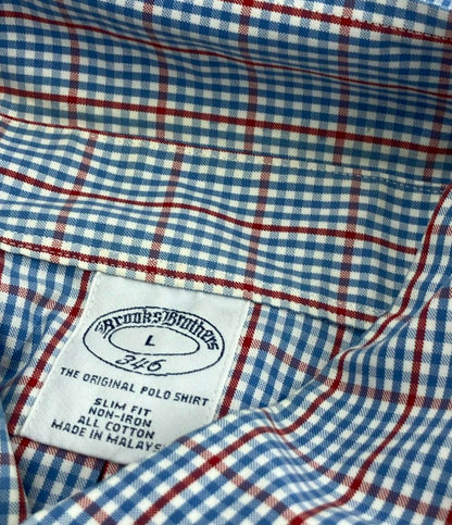 訳あり ブルックスブラザーズ 長袖シャツ チェック メンズ SIZE L (L) Brooks Brothers