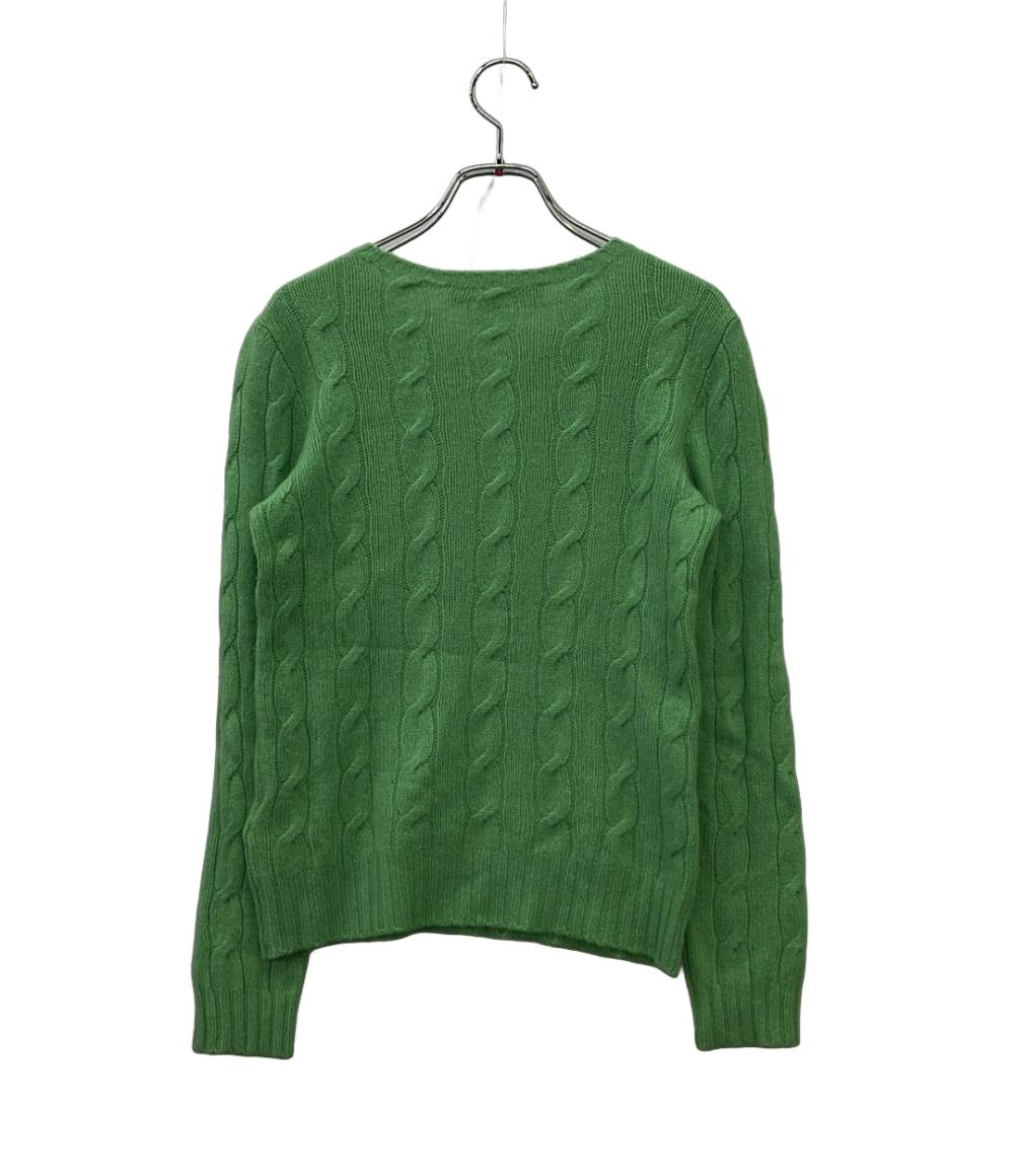 RALPH LAUREN PURPLE LABEL 長袖ニット カシミア100% ケーブル レディース SIZE S ラルフローレンパープルレーベル